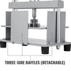 VEVOR Manual Paper Press Machine, 12x8.6 inch for A4 Sized Papers Flatting Machine, 10cm Thickness Steel Frame Manual Flat Paper Press Machine, Papermaking Book Press
