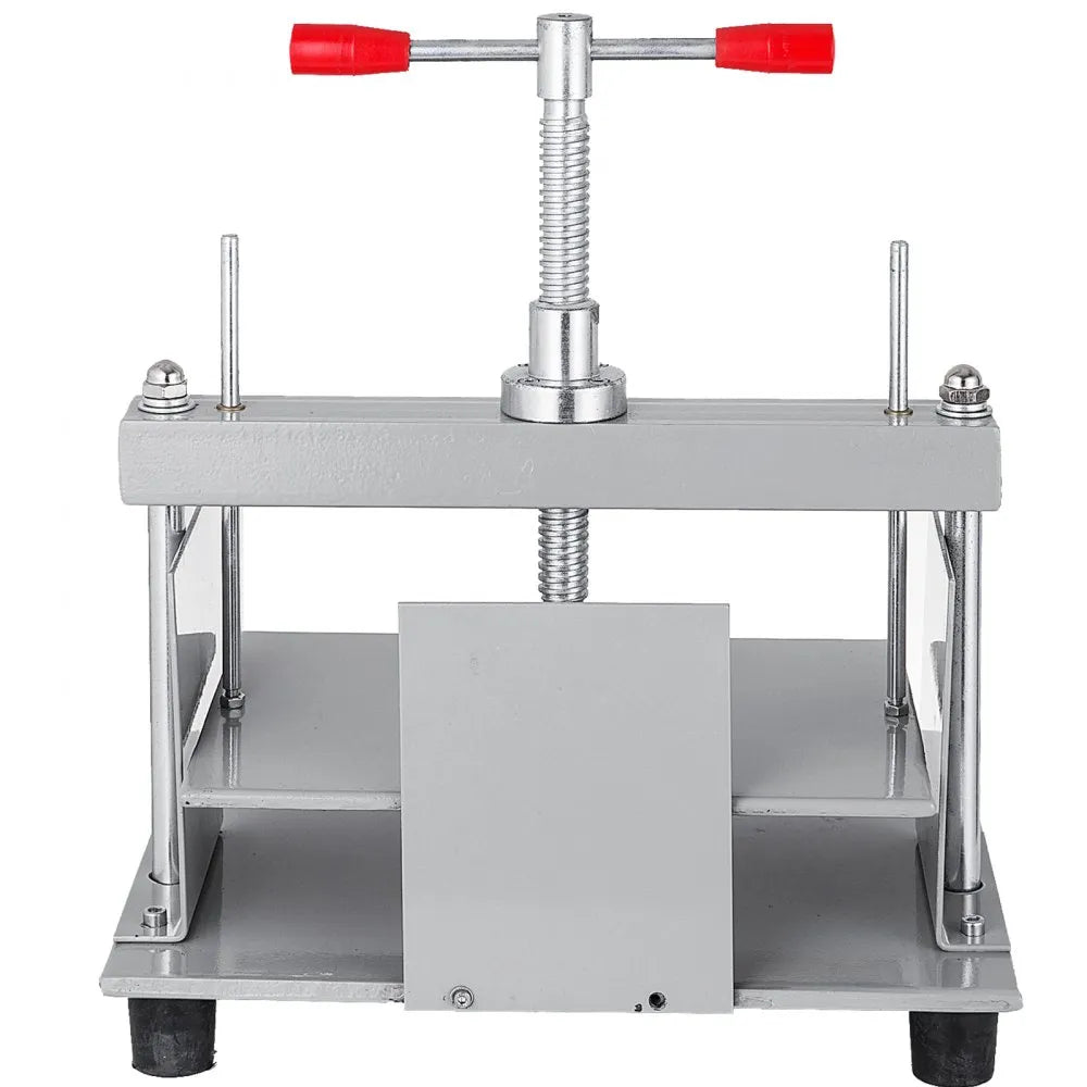 VEVOR Manual Paper Press Machine, 12x8.6 inch for A4 Sized Papers Flatting Machine, 10cm Thickness Steel Frame Manual Flat Paper Press Machine, Papermaking Book Press