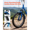 VEVOR Folding Adult Tricycle 20 inch 3 Wheel Foldable Trikes for Adult, Cruiser Bike with Cargo Basket, Adjustable Seat, and Double-Wall Wheel Rims, Shopping Picnic Tricycles for Women, Men, Seniors