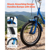 VEVOR Folding Adult Tricycle 24 inch 7 Speed Foldable Trikes for Adult, 3 Wheel Cruiser Bike w/ Cargo Basket, Adjustable Seat, Double-Wall Wheel Rims, Shopping Picnic Tricycles for Women, Men, Senior