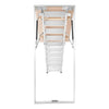 VEVOR Aluminum Attic Ladder, Fits 9.8'-10.3'/7.66'-9.8' Ceiling Height, 54" x 22.5" Opening, 375 lbs Load Capacity, Multi-Purpose Foldable Lightweight and Portable Attic Stairs for Convenient Access