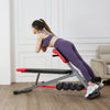 VEVOR Multi-Functional Weight Bench for Full Body Workout, Roman Chair Hyperextension Bench, 660 lbs Adjustable Extension Equipment for Back Arm Core Ab Workout, Sit Up Exercise Machine for Home Gym
