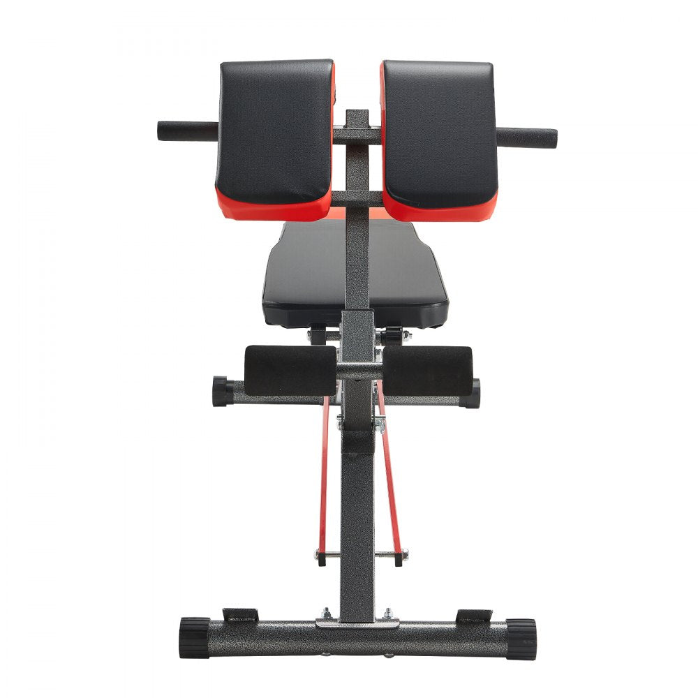 VEVOR Multi-Functional Weight Bench for Full Body Workout, Roman Chair Hyperextension Bench, 660 lbs Adjustable Extension Equipment for Back Arm Core Ab Workout, Sit Up Exercise Machine for Home Gym