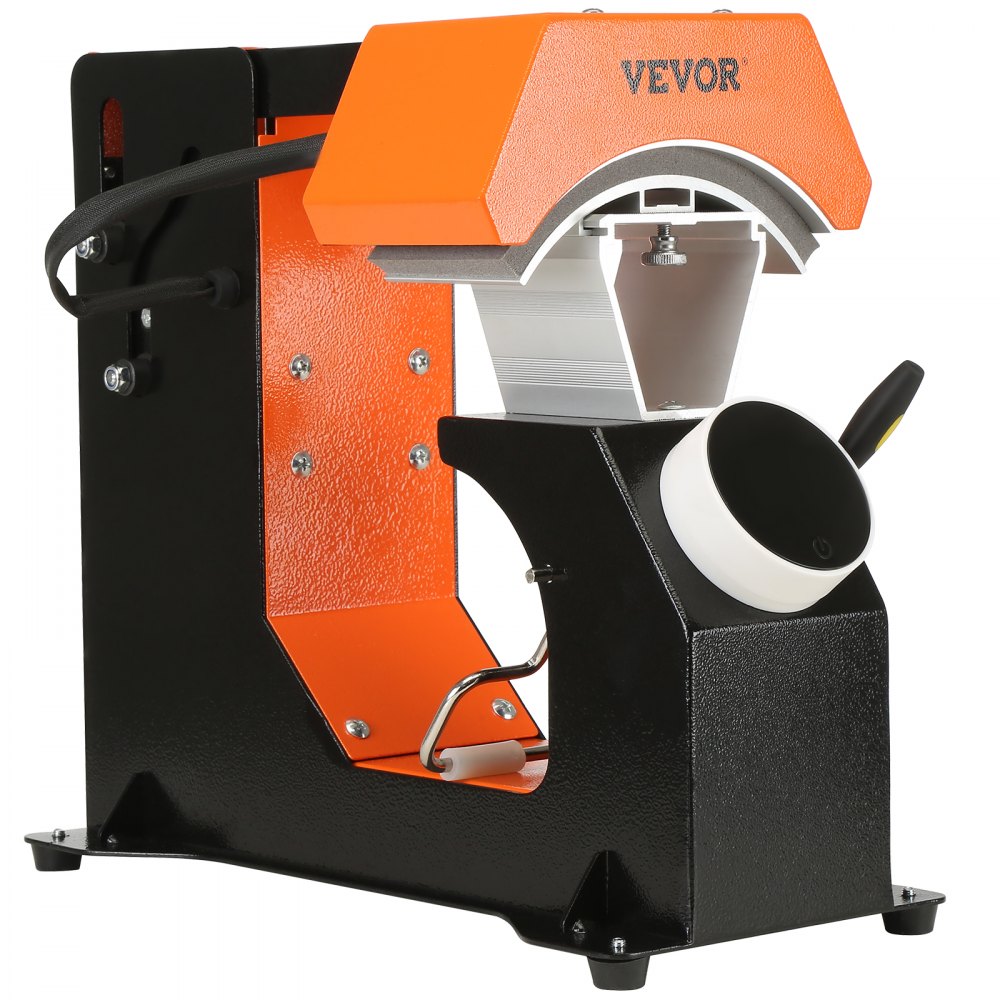 VEVOR 3-in-1 Auto Hat Heat Press with 3pcs Interchangeable Platens(6.6" x 2.7", 6.6" x 3.8", 6.1" x 3"), Automatic Release&Press Knob-Style Digital Control Panel Tested to UL Standards