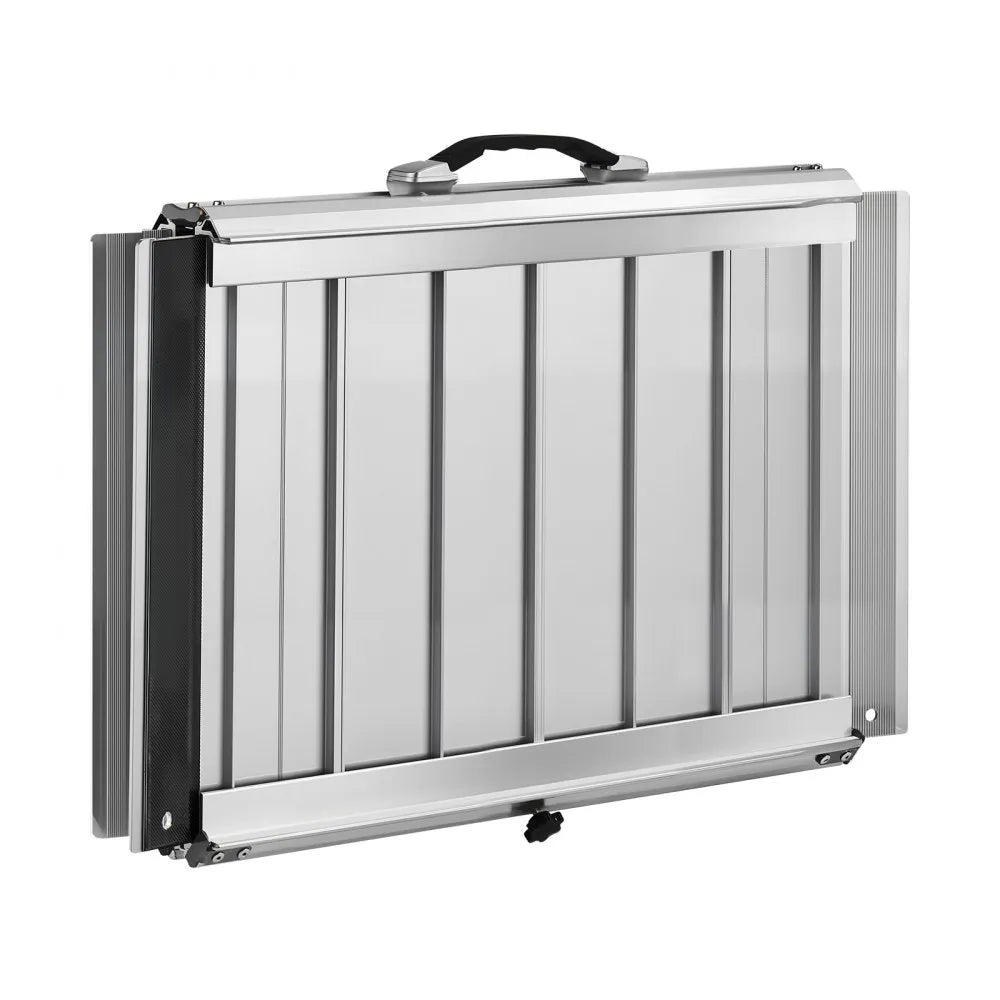 VEVOR Portable Wheelchair Ramp, 2FT, Non-Slip Aluminum Folding Handicap Ramp for Wheelchair, 800 lbs Capacity, Door Threshold Ramps for Home Steps, Stairs, Entry, Threshold, Doorways, Scooter, Curbs