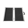 VEVOR Portable Wheelchair Ramp, 3 ft 800 lbs Capacity, Non-Slip Aluminum Folding Threshold Ramp, Foldable Mobility Scooter Ramp Wheel Chair Ramp, Handicap Ramp for Home Steps, Stairs, Doorways, Curbs