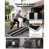 VEVOR Portable Wheelchair Ramp, 6FT, Non-Slip Aluminum Folding Handicap Ramp for Wheelchair, 800 lbs Capacity, Door Threshold Ramps for Home Steps, Stairs, Entry, Threshold, Doorways, Scooter, Curbs