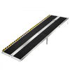 VEVOR Portable Wheelchair Ramp, 8FT, Non-Slip Aluminum Folding Handicap Ramp for Wheelchair, 800 lbs Capacity, Door Threshold Ramps for Home Steps, Stairs, Entry, Threshold, Doorways, Scooter, Curbs