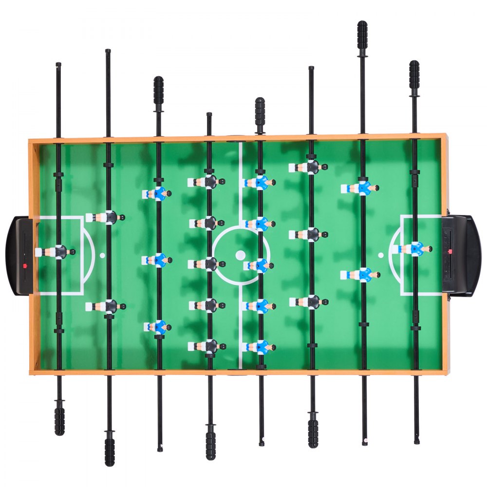 VEVOR Folding Foosball Table, 42 inch Standard Size Table, Indoor Full Size Foosball Tables for Home, Family, and Game Room, Durable Soccer Set, Includes 2 Balls