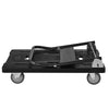 VEVOR Foldable Push Cart Dolly, 1000 lbs Capacity, Folding Platform Truck with Swivel Wheels, Moving Platform Hand Truck Flatbed Cart, Space Saving Push Handle, for Easy Storage, 35.2 x 23.4 x 33.5 in
