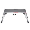 VEVOR Folding Work Platform, 660 lbs Load Capacity, Aluminum Drywall Stool Ladder, Heavy Duty Work Bench w/ Non-Slip Feet, Ideal for Washing Vehicles, Cleaning, Painting, Decorating