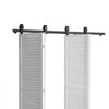 VEVOR Bi-Folding Sliding Barn Door Hardware Track Kit, 64" Top Mount Track Kit, Slide Smoothly & Quietly, Heavy Duty, Easy to Install, Suitable for Four 15" Closet Pantry Laundry Doors (Not Included)