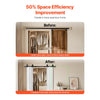 VEVOR Bi-Folding Sliding Barn Door Hardware Track Kit, 60" Top Mount Track Kit, Slide Smoothly & Quietly, Heavy Duty, Easy to Install, Suitable for Four 14" Closet Pantry Laundry Doors (Not Included)