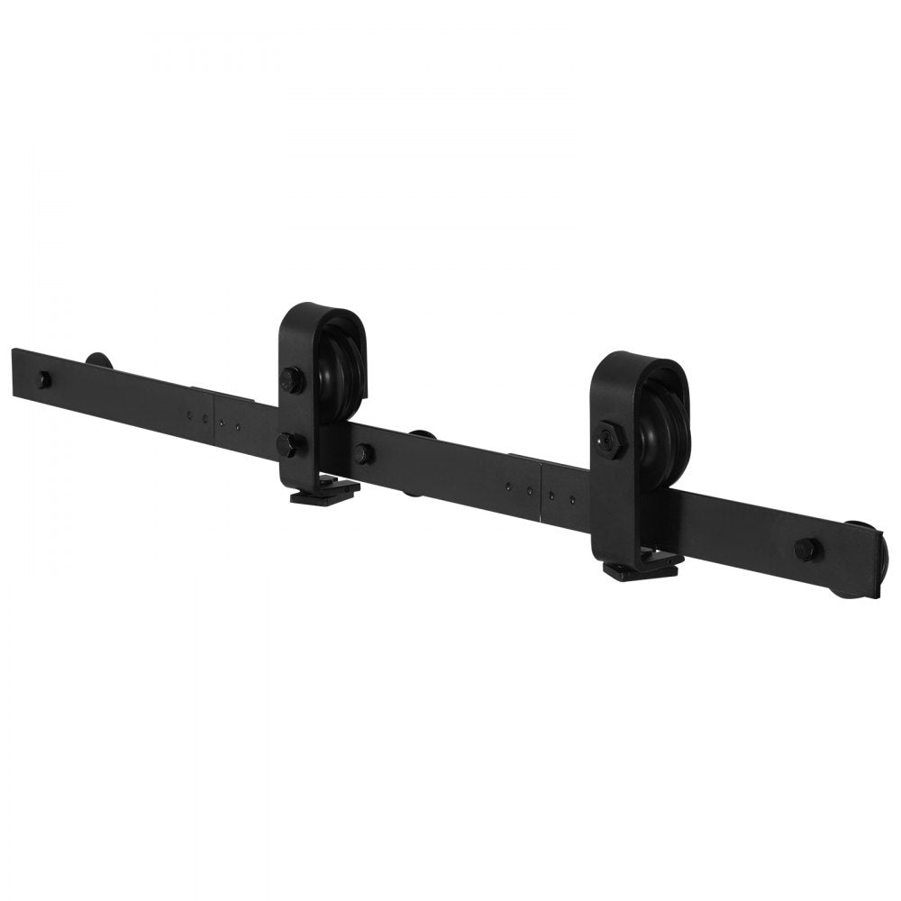 VEVOR Bi-Folding Sliding Barn Door Hardware Track Kit, 36" Top Mount Track Kit, Slide Smoothly & Quietly, Heavy Duty, Easy to Install, Suitable for Two 16" Closet Pantry Laundry Doors (Not Included)