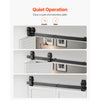 VEVOR Bi-Folding Sliding Barn Door Hardware Track Kit, 40" Top Mount Track Kit, Slide Smoothly & Quietly, Heavy Duty, Easy to Install, Suitable for Two 18" Closet Pantry Laundry Doors (Not Included)