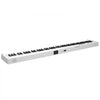 VEVOR 88 Key Folding Keyboard Piano, Bluetooth & MIDI, Portable Electronic Digital Foldable Piano with Sustain Pedal Bag Touch Sensitive Keys Headphones, Rechargeable for Beginners Teens Adults, White