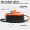 VEVOR Self-Regulating Pipe Heating Cable, 40FT 5W/FT Heat Tape for Pipes Freeze Protection, Water Pipe Heat Cable with Built-in Thermostat Protects PVC Hose, Metal and Plastic Pipe from Freezing