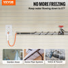 VEVOR Self-Regulating Pipe Heating Cable, 15FT 5W/FT Heat Tape for Pipes Freeze Protection, Water Pipe Heat Cable with Built-in Thermostat Protects PVC Hose, Metal and Plastic Pipe from Freezing