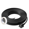 VEVOR Self-Regulating Pipe Heating Cable, 60-feet 5W/ft Heat Tape for Pipes Freeze Protection, Protects PVC Hose, Metal and Plastic Pipe from Freezing, 120V