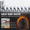 VEVOR Self-Regulating Pipe Heating Cable, 24FT 5W/FT Heat Tape for Pipes, Roof Snow Melting De-icing, Gutter and Pipe Freeze Protection