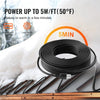 VEVOR Self-Regulating Pipe Heating Cable, 120FT 5W/FT Heat Tape for Pipes, Roof Snow Melting De-icing, Gutter and Pipe Freeze Protection