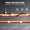 VEVOR Self-Regulating Pipe Heating Cable, 120FT 5W/FT Heat Tape for Pipes, Roof Snow Melting De-icing, Gutter and Pipe Freeze Protection