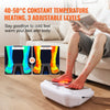 VEVOR Foot Circulation Stimulator with Heat, EMS & TENS Foot Massager for Neuropathy, Electric Foot Stimulator with 3-Level Temperature, 25 Modes & 50 Intensities for Pain Relief, Plantar Fasciitis
