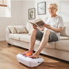 VEVOR Foot Circulation Stimulator with Heat, EMS & TENS Foot Massager for Neuropathy, Electric Foot Stimulator with 3-Level Temperature, 25 Modes & 50 Intensities for Pain Relief, Plantar Fasciitis
