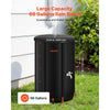 VEVOR Collapsible Rain Barrel, 66 Gallon Portable Rain Water Collection Barrel, 500D PVC Rainwater Collection System, Garden Water Catcher Tank Storage Container with Spigot & Overflow Kit, Black