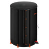 VEVOR Collapsible Rain Barrel, 66 Gallon Portable Rain Water Collection Barrel, 500D PVC Rainwater Collection System, Garden Water Catcher Tank Storage Container with Spigot & Overflow Kit, Black