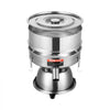 VEVOR Automatic Electric Vibrating Sieve, Stainless Steel Sifter Shaker Machine with 12+80 Mesh, 45W Automatic Powder Sifter Machine Countertop, Electric Sieve Shaker for Flour Powers, Mungbean, Rice