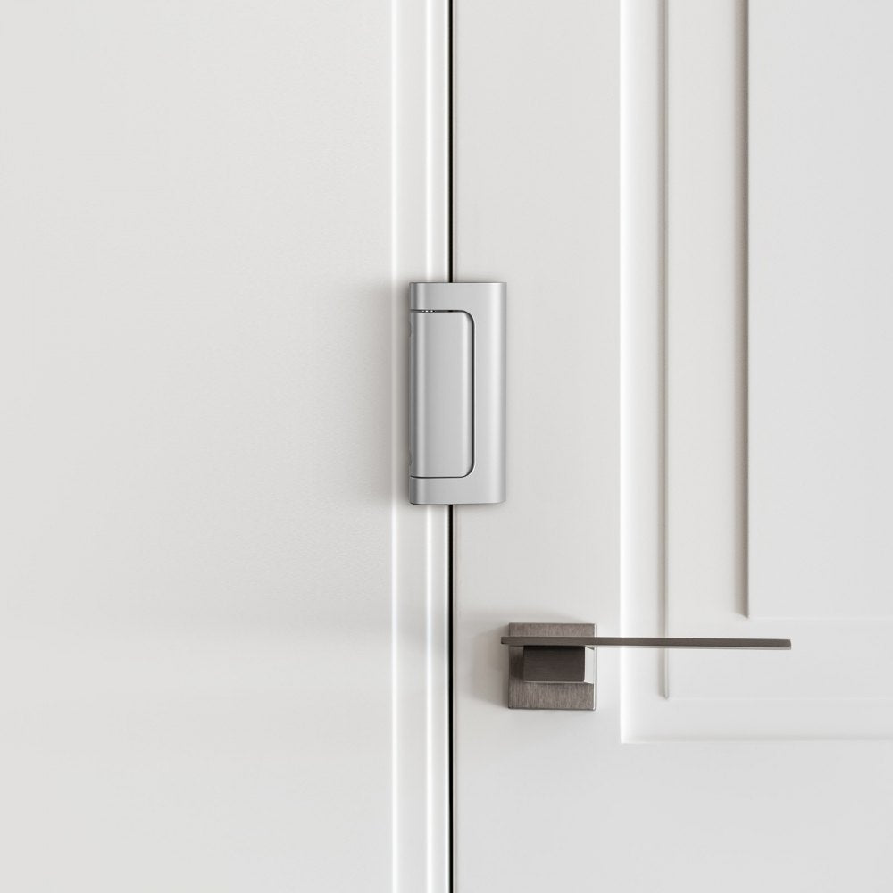VEVOR Door Reinforcement Lock, 2 Pack Home Security Door Lock, with 3 Inch Stop Withstand 800 lbs of Force, with 8 Screws, for Inward-Opening, Aluminum Alloy, Add Extra High Security to Your Home