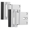 VEVOR Door Reinforcement Lock, 2 Pack Home Security Door Lock, with 3 Inch Stop Withstand 800 lbs of Force, with 8 Screws, for Inward-Opening, Aluminum Alloy, Add Extra High Security to Your Home