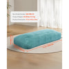 VEVOR Bean Bag Chair, Giant BeanBag Chair with Removable & Washable Cover for Adults, Fluffy Plush & High-Density Foam Filling Floor Adult Bean Bag with Zapper, Ideal for Living Room, Bedroom, Blue