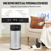 VEVOR Evaporative Humidifier for Whole House up to 270 sqft, 10L(2.64G) Large Smart Cool Moisture Humidifier and Air Purifier,3-Speeds & 1-14h Timer,Premium Filter Quiet Sleep Mode for Bedroom