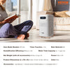 VEVOR Evaporative Humidifier for Whole House up to 215 sqft, 480 ml/h Smart Cool Moisture Humidifier and Air Purifier,3-Speeds & 1-12h Timer,Premium Filter Quiet Sleep Mode for Bedroom,5L(1.32G)