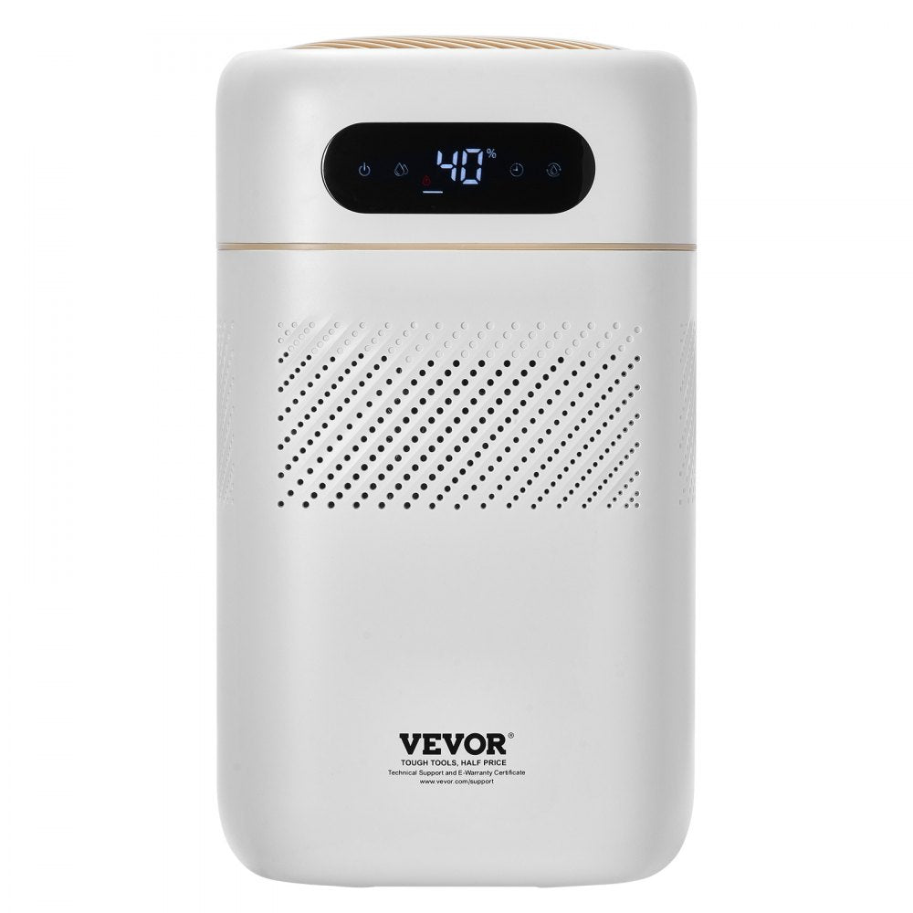 VEVOR Evaporative Humidifier for Whole House up to 215 sqft, 480 ml/h Smart Cool Moisture Humidifier and Air Purifier,3-Speeds & 1-12h Timer,Premium Filter Quiet Sleep Mode for Bedroom,5L(1.32G)