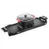 VEVOR Hot Pot with Grill, 2300W 2-in-1 Electric Smokeless Grill and Hot Pot, Removable Shabu-shabu Hotpot with Non-stick Pan, Separate Dual Temperature Control, Indoor Korean BBQ for 1-6 People