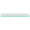 VEVOR Inflatable Gymnastics Air Mat 20 ft Training Mats w/ Electric Pump, 4 inches Thick Sturdy Tumble Track, Tumbling Mat for Home Use/Gym/Outdoor/Yoga/Cheerleading/Beach/Park/Water, Mint Green