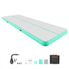 VEVOR Inflatable Gymnastics Air Mat 20 ft Training Mats w/ Electric Pump, 8 inches Thick Sturdy Tumble Track, Tumbling Mat for Home Use/Gym/Outdoor/Yoga/Cheerleading/Beach/Park/Water, Mint Green
