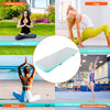 VEVOR Gymnastics Air Mat, 4 inch Thickness Inflatable Gymnastics Tumbling Mat, Tumble Track with Electric Pump, Training Mats for Home Use/Gym/Yoga/Cheerleading/Beach/Park/Water, 10 ft, Mint Green