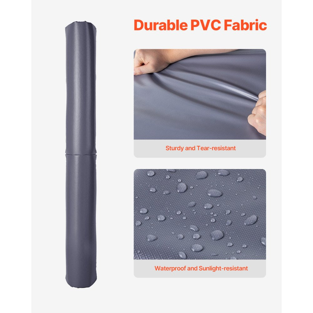 VEVOR Basketball Pole Pad, 71 inch Tall and 1.2 inch Thick Heavy Duty Wrap Around Pole Padding, Fits 2-6.3 Round & 4.5x4.5 inch Square Pole, All-weather Waterproof Protective Pad for Basement Garage