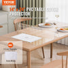 VEVOR Plastic Table Cover, 14 x 24 Inch 1.5 mm Thick Clear Table Protector, Rectangle PVC Desk Mat, Waterproof & Easy Cleaning Desk Pad Tablecloth, for Office Dresser Dining Room Table Night Stand