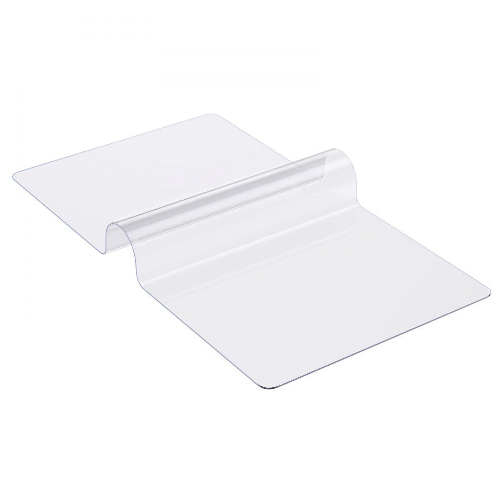 VEVOR Plastic Table Cover, 14 x 24 Inch 1.5 mm Thick Clear Table Protector, Rectangle PVC Desk Mat, Waterproof & Easy Cleaning Desk Pad Tablecloth, for Office Dresser Dining Room Table Night Stand