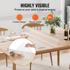 VEVOR Plastic Table Cover, 24 x 48 Inch 1.5 mm Thick Frosted Table Protector, Rectangle PVC Desk Mat, Waterproof & Easy Cleaning Desk Pad Tablecloth, for Office Dresser Dining Room Table Night Stand