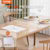 VEVOR Plastic Table Cover, 24 x 48 Inch 2.0 mm Thick Clear Table Protector, Rectangle PVC Desk Mat, Waterproof & Easy Cleaning Desk Pad Tablecloth, for Office Dresser Dining Room Table Night Stand