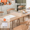 VEVOR Plastic Table Cover, 24 x 96 Inch 1.5 mm Thick Clear Table Protector, Rectangle PVC Desk Mat, Waterproof & Easy Cleaning Desk Pad Tablecloth, for Office Dresser Dining Room Table Night Stand