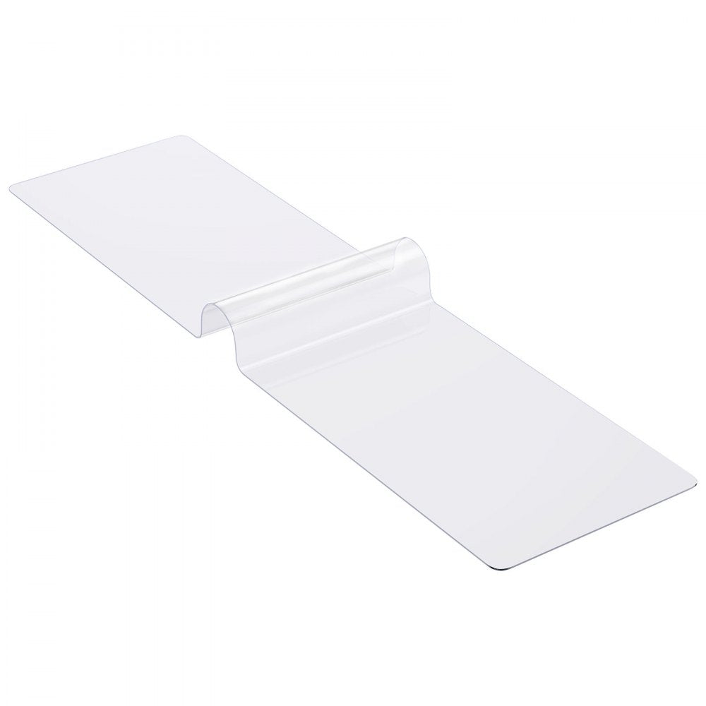 VEVOR Plastic Table Cover, 24 x 96 Inch 1.5 mm Thick Clear Table Protector, Rectangle PVC Desk Mat, Waterproof & Easy Cleaning Desk Pad Tablecloth, for Office Dresser Dining Room Table Night Stand