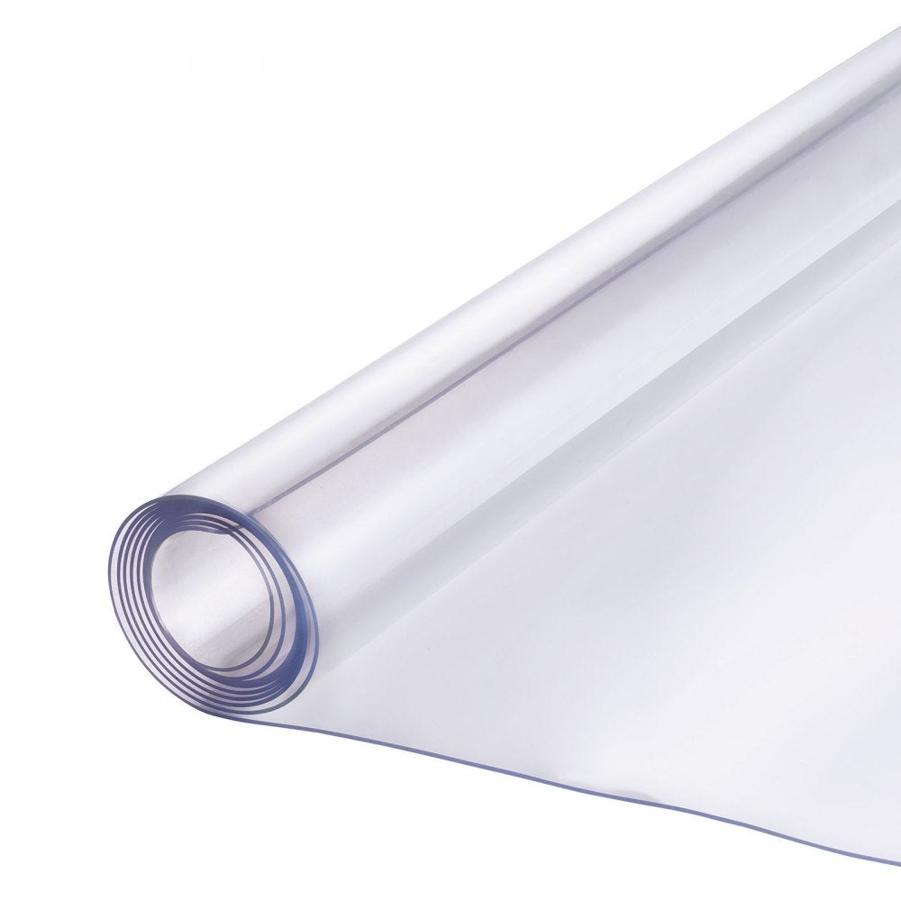 VEVOR Plastic Table Cover, 36 x 48 Inch 1.5 mm Thick Clear Table Protector, Rectangle PVC Desk Mat, Waterproof & Easy Cleaning Desk Pad Tablecloth, for Office Dresser Dining Room Table Night Stand