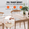 VEVOR Plastic Table Cover, 36 x 54 Inch 1.5 mm Thick Clear Table Protector, Rectangle PVC Desk Mat, Waterproof & Easy Cleaning Desk Pad Tablecloth, for Office Dresser Dining Room Table Night Stand